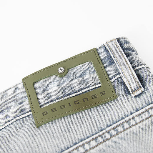 【新品上新】HX 夏季水洗牛仔五分裤微宽松Z207520004101 商品图6