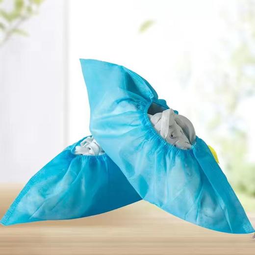 【一次性无纺布鞋套】一次性鞋套无纺布加厚防滑耐磨防水室内机房学生成人儿童家用脚套。ry 商品图5