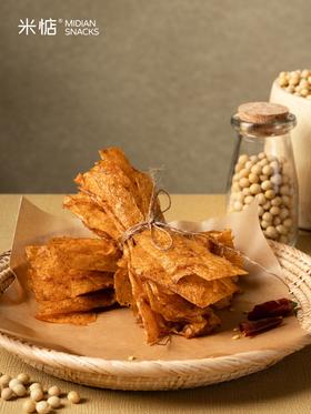 【斌哥优选】米惦豆皮 配料表干净、吃得放心，正经大豆制成辣条，健康的儿时味道，来一口嘴巴停不下来，5包29.9