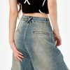 罗蒙夏季女士牛仔裤短款五分裤时尚百搭休闲裤子直筒阔腿裤子 商品缩略图4
