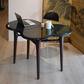 大漆云湖咖啡桌