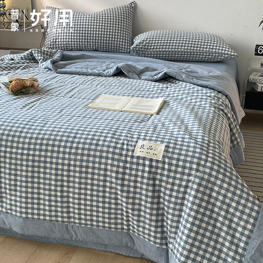 A类无印风水洗棉棉花夏被空调被 商品图0