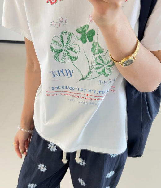 四叶草幸运短袖T恤06033 商品图0