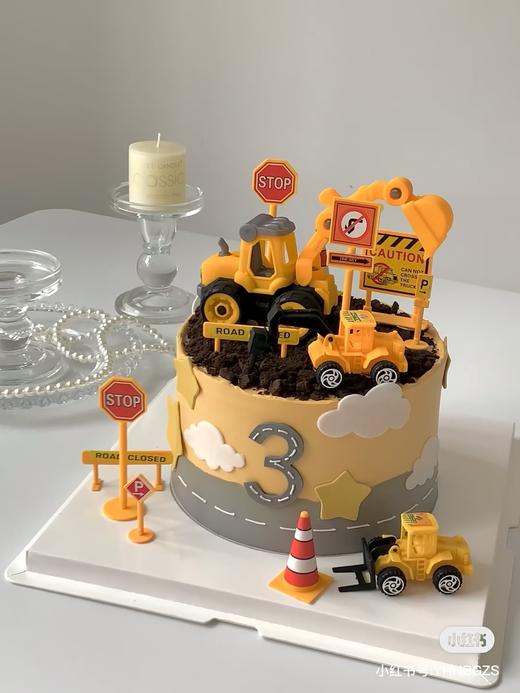 挖机蛋糕 商品图0