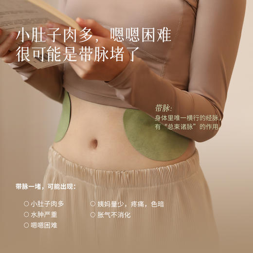 【艾草带脉贴】 湿态不在 艾灸贴 肚脐贴 肩颈椎贴 贴出葫芦腰 商品图1