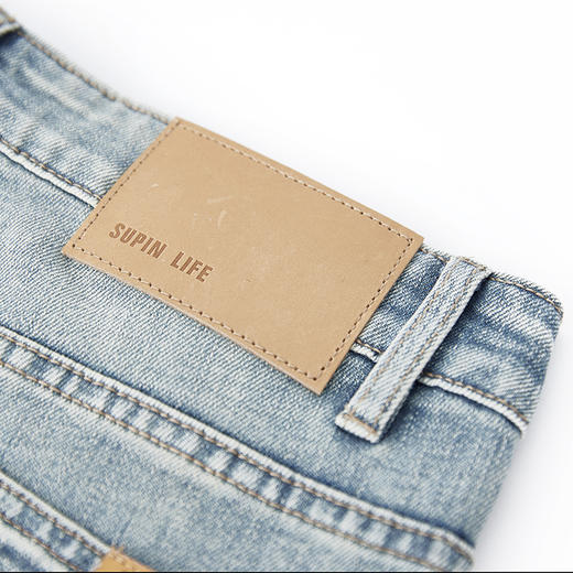 【新品上新】HX 夏季水洗牛仔九分裤合体S210520039101 商品图8