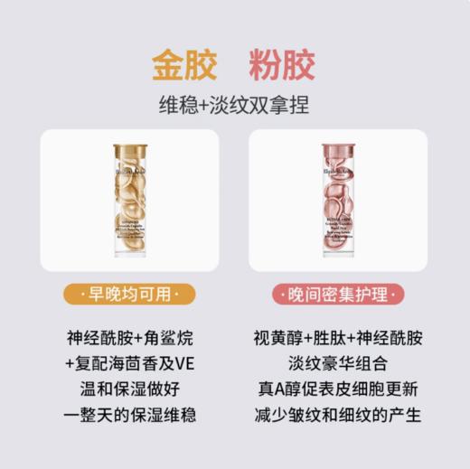 伊丽莎白雅顿 粉胶金胶眼胶次抛精华油早C晚A紧致淡细纹 商品图2