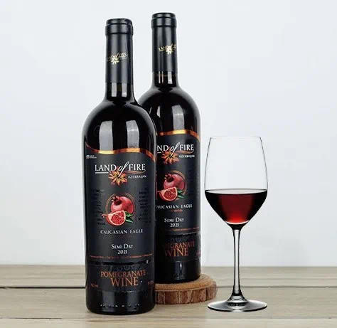 火之国阿塞拜疆高加索鹰半干型红石榴酒750ml 商品图0