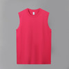 百媚生 220g纯棉无袖背心男士T恤休闲运动上衣XW640 商品缩略图5