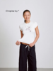Chapter by/CB202502021/小鹿印花修身针织双色基础款短袖 商品缩略图3