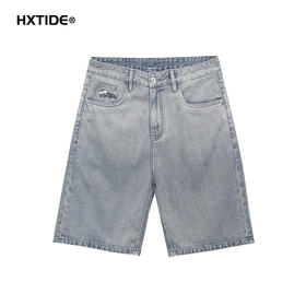 【新品上新】HX 夏季水洗牛仔五分裤微宽松Z207520004101
