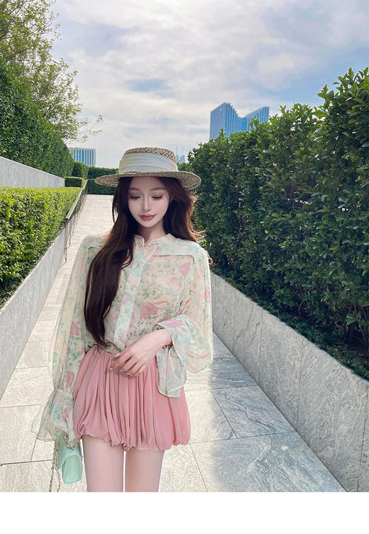 清仓捡漏 LIN BOUTIQUE  LC250061 印花上衣 LK250062 裙裤LL250128 印花长款连衣裙 商品图2