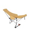 折叠椅高背月亮椅带腿托户外露营折叠椅子三档调节沙滩躺椅钓椅 商品缩略图4