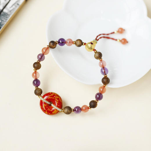 【青山特惠】6mm 绿棋楠【昕福】沉香单圈 多宝珠 c19 商品图5