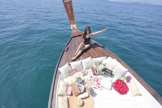 【普吉包船】super-s 长尾船|独家网兜跳台|·玫瑰主题浴缸迎宾酒|饮料|·软饮料|饮用水 |新鲜季节水果|浮潜 商品图7