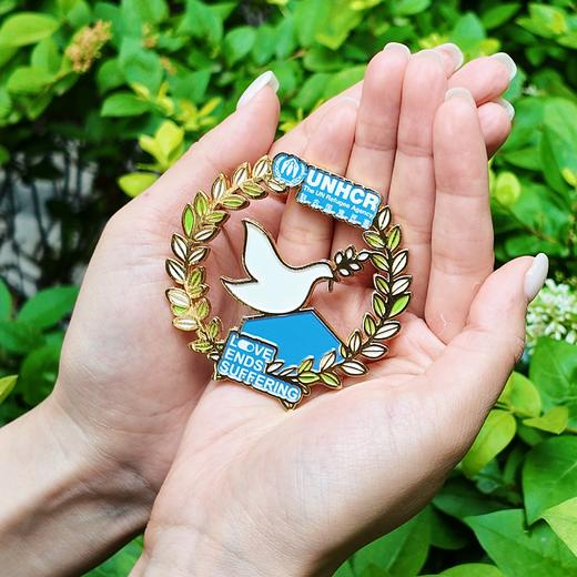 一份心意：“有爱无难”冰箱贴 商品图1