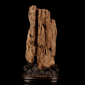 【沉香摆件】香四代张文地出品柬埔寨沉香雕件浮岚锁岫