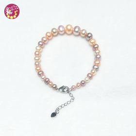 宝塔珍珠手链-多彩款【4.6-8.7mm】 编号200014