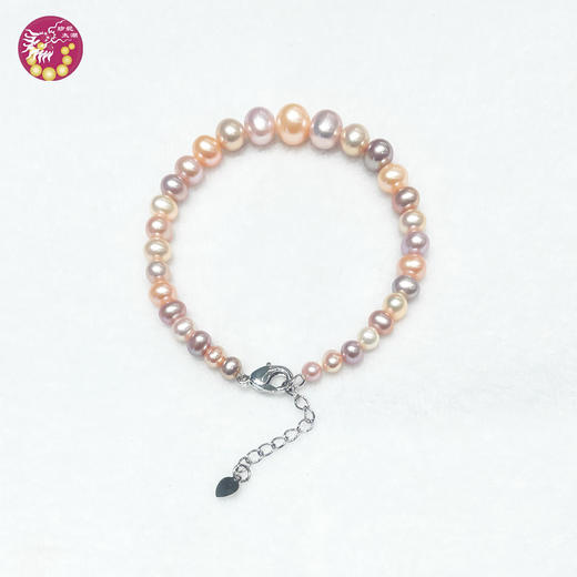 宝塔珍珠手链-多彩款【4.6-8.7mm】 编号200014 商品图0