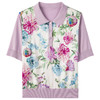 丁摩桑蚕丝针织polo衫T恤女翻领五分袖真丝上衣薄ALJ62538 商品缩略图4