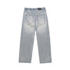 【新品上新】HX 夏季水洗弯刀牛仔长裤宽松Z201520012101 商品缩略图7