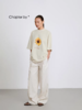 Chapter by/CB202412042/英文字体向日葵印花短袖 商品缩略图2
