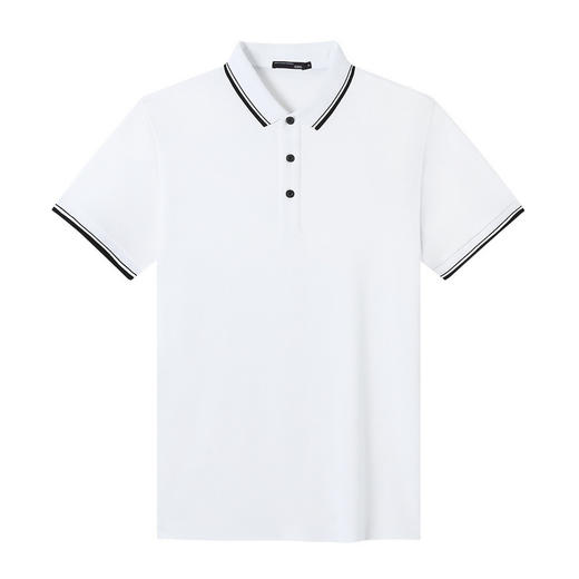 GXG男装夏季纯色简约时尚百搭商务款男士短袖polo衫  K&C 商品图2