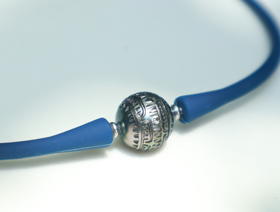 大溪地黑珍珠雕刻珠项链