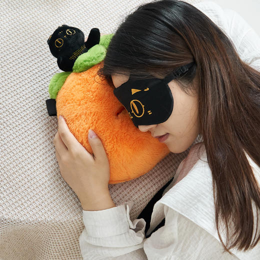 大英博物馆 巴斯特系列 柿柿如意毛绒车载抽纸盒 挂袋 商品图1