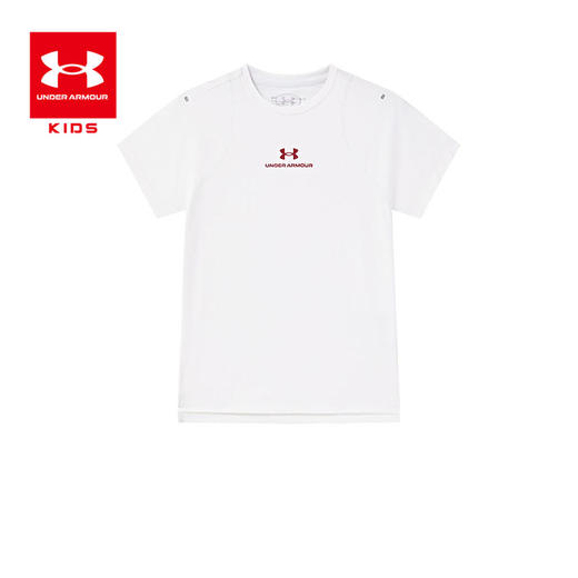 【12月-特惠福利】UnderArmour安德玛女童凉感速干圆领短袖T恤252220135 商品图8