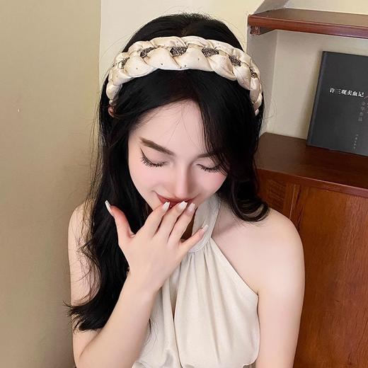 丁摩 发箍女款高级感洋气发捆头箍高颅顶压发发卡头窟头饰5ZF-5279 商品图9
