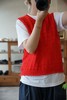 AEQUAMENTE 红色针织背心 商品缩略图0