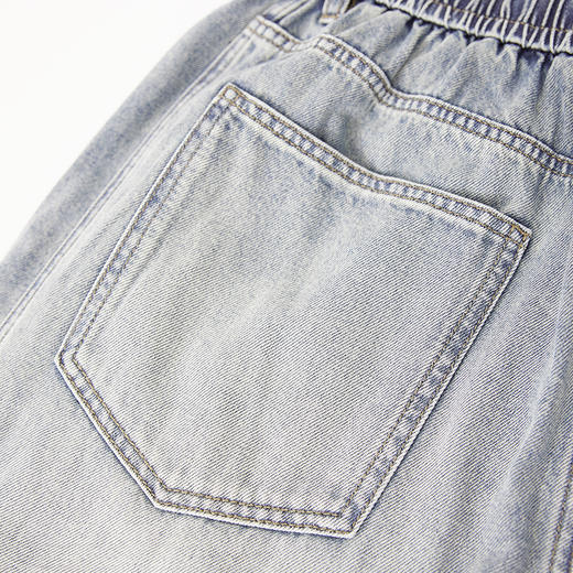 【断码清仓】HX 夏季水洗直筒牛仔长裤宽松C201520051101 商品图8
