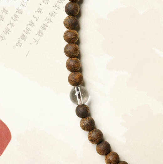 【青山特惠】6mm 55颗 绿棋楠 【华蓉】沉香双圈手链 c28 商品图7