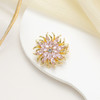 雀说 【3个】胸针无痕固定扣高档女花朵金色防走光胸针071 商品缩略图6