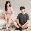 雀说 情侣睡衣夏季纯棉男款女士夏款 商品缩略图1