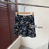 水墨之韵 ！2025双皱面料轻盈透气细腻亲肤直筒裙裤版印花短裙夏！ 商品缩略图2