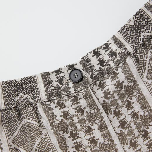 ROMI STUDIO“复古休闲”亚麻天丝混纺民族风轻薄休闲裤 RWCRX04040【发货时间：25-30天】 商品图2