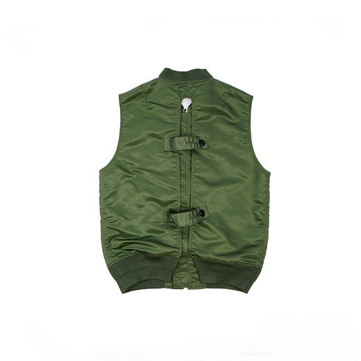 NOMA Open Back Flight Vest 女装军事风棒球领马甲外套 商品图3