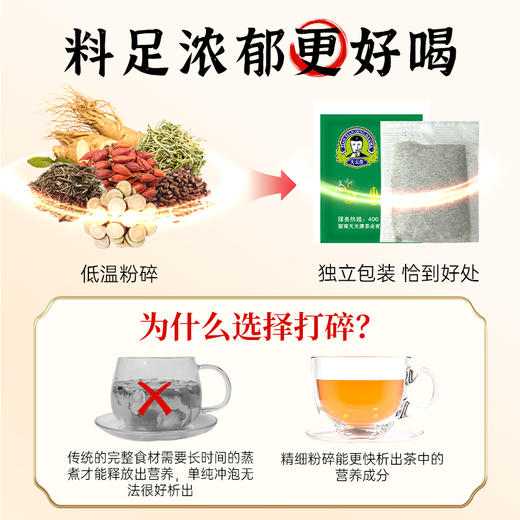 天天清甘茶金银花决明子香薷甘草清香草本精选耐泡小包方便12袋 商品图2