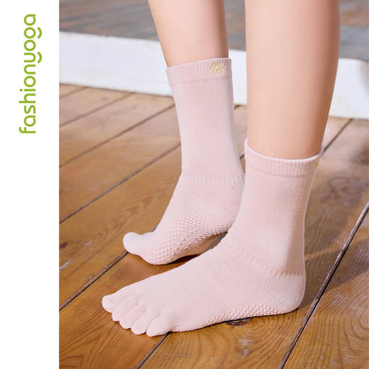 FW043普拉提五趾半筒袜 商品图3