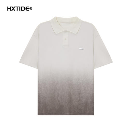 【新品上新】HX 夏季翻领短袖T恤微宽松Z102520084101 商品图0