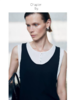 Chapter by/CBS23K28/蚕丝棉设计感黑白拼接假两件叠穿设计感背心无袖 商品缩略图0