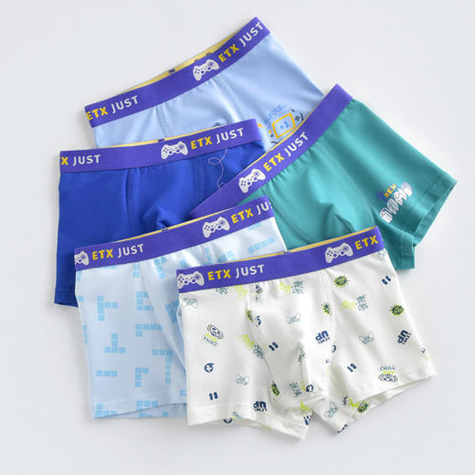 【A类儿童内裤 】5条一组 ！儿童内裤棉女童平角内裤大童男童四角裤学生2-15岁 商品图8