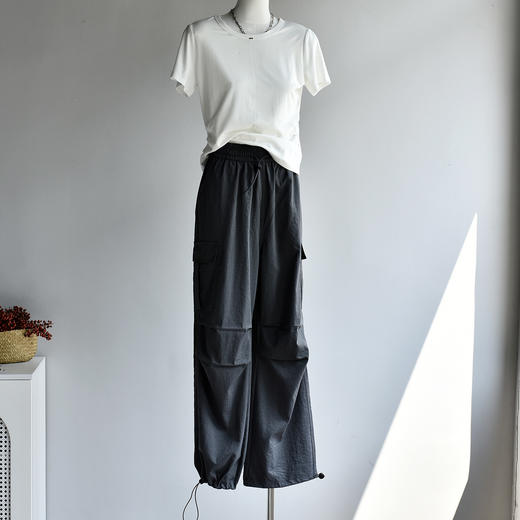 丁摩 【防晒工装裤】男女同款新夏季冰感口袋两穿速干美式工装休闲裤子5ZF-C317 商品图6