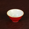 倚云煮泉内模印凤凰纹-红色压手杯 商品缩略图3