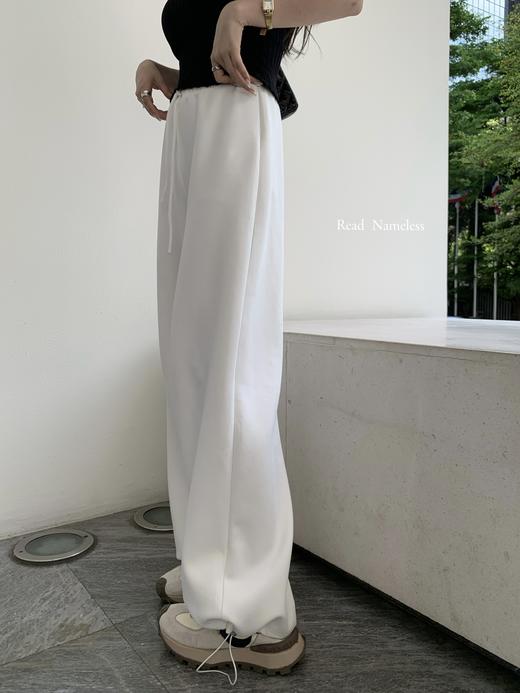 Read Nameless /果冻系列 白色抽绳裤 2025/6/5 商品图1
