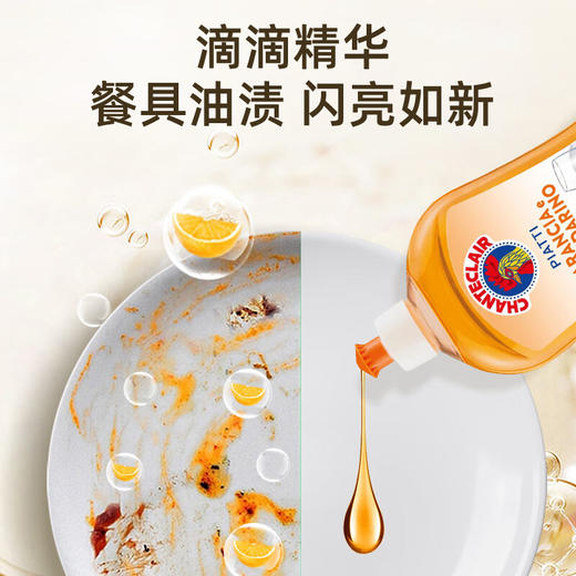 【分仓直发包邮】CHANTECLAIR大公鸡管家浓缩香橙洗洁精500ml*2瓶 商品图2