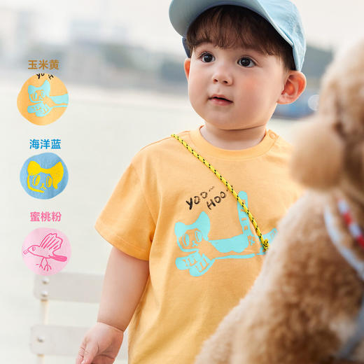 【排汗T】迷你巴拉男女童亲肤凉感抑菌短袖T恤夏季不闷汗 商品图2