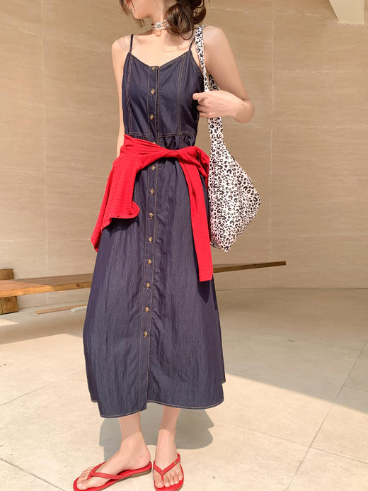 【189元任选2件】最后一波现货！港风复古牛仔连衣裙 商品图8